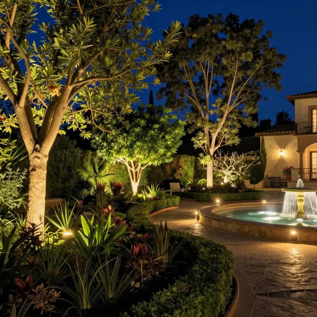 Iluminación de Jardines y Exteriores en Valdemarín