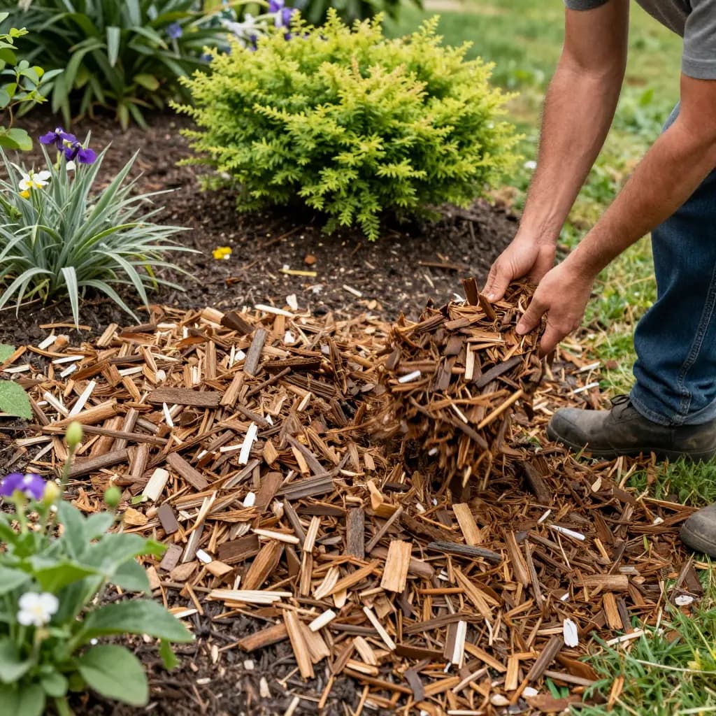 Mulching o Acolchado para el Jardín: Guía Completa de Tipos, Beneficios y Aplicación