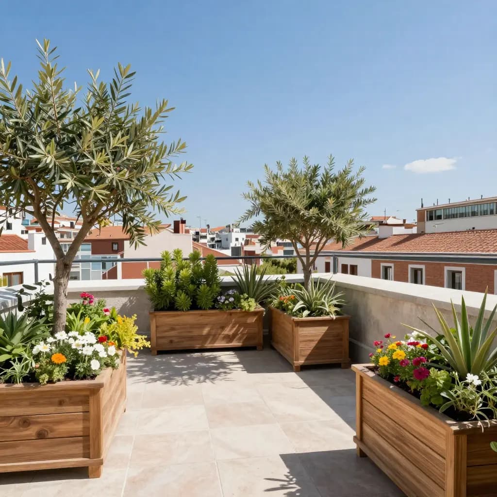 Jardinería para Terrazas y Áticos en Villaviciosa de Odón